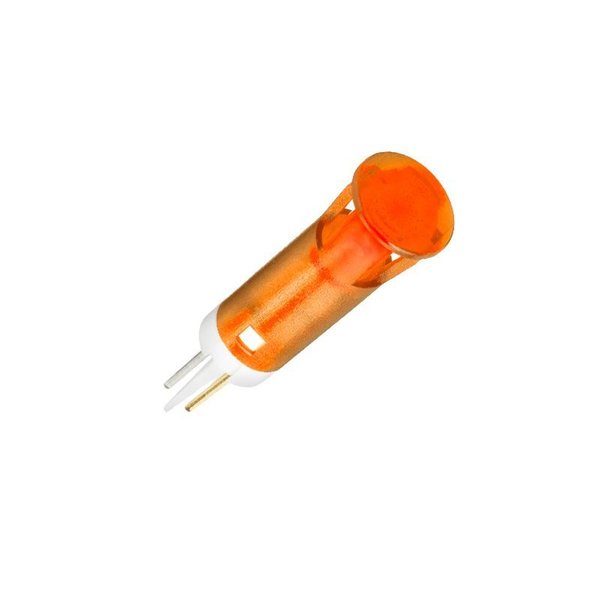 Apem Inc Led Panel Mount Indicators 8Mm Sold Lug/Faston Bright Orange 220Vdc QS81XXHO220